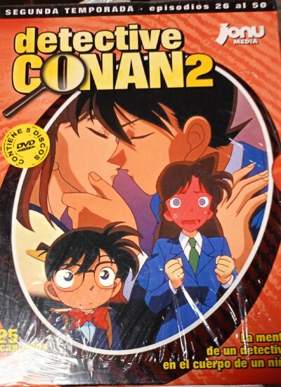 DETECTIVE CONAN Segunda temporada episodios 26 al 50 pack 5 dvds